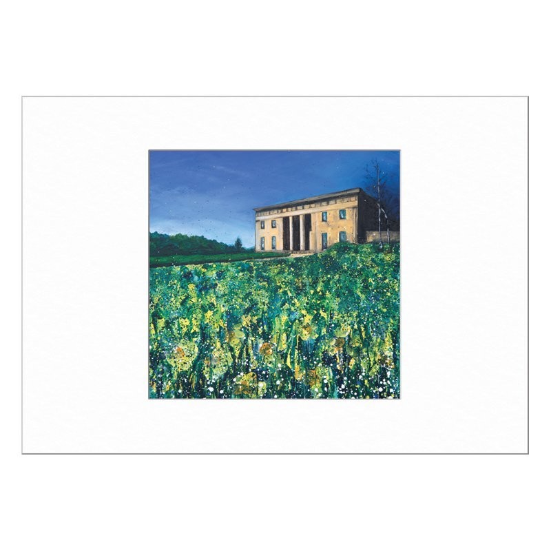 Belsay Hall Limited Edition Print with Mount